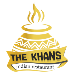 The Khans Indian Restaurant logo.